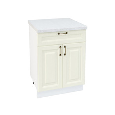 ქვედა კარადა 1 უჯრით SHN1YA 600M NICE (მუხის ტექსტურირებული კრემი) 600 მმ