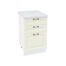 ქვედა კარადა 3 უჯრით ШН3Я 500 NICE (მუხის ტექსტურირებული კრემი) 500 მმ