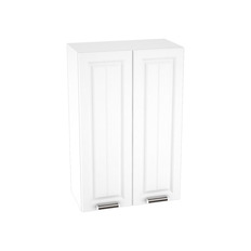 Шкаф верхний высокий с двумя створками ШВ 609 ПРАГА (Белое дерево) 600 мм