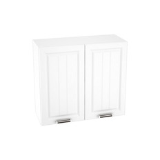 Шкаф верхний ШВ 800 ПРАГА (Белое дерево) 800 мм