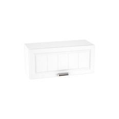 Шкаф верхний горизонтальный ШВГ 800 ПРАГА (Белое дерево) 800 мм