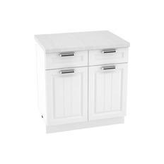 Шкаф нижний с 1 ящиком ШН1Я 800 ПРАГА (Белое дерево) 800 мм