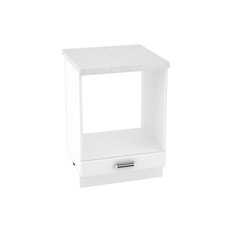 Шкаф нижний под духовку ШНД 600 ПРАГА (Белое дерево) 600 мм