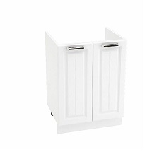 Шкаф нижний под мойку ШНМ 600 ПРАГА (Белое дерево) 600 мм