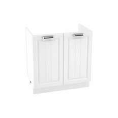Шкаф нижний под мойку ШНМ 800 ПРАГА (Белое дерево) 800 мм