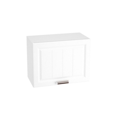 Шкаф верхний горизонтальный высокий ШВГ 609 ПРАГА (Белое дерево) 600 мм