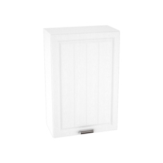 Шкаф верхний высокий с одной створкой ШВ 609М ПРАГА (Белое дерево) 600 мм