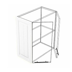 Накладка  верхняя Ф-93 ПРАГА (Белое дерево) 315 мм