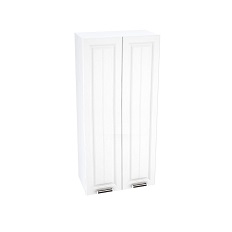 Шкаф верхний пенал ШВП 600 ПРАГА (Белое дерево) 600 мм