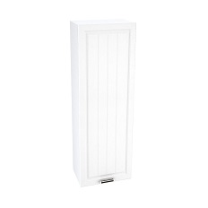 Шкаф верхний пенал высокий ШВП 509 ПРАГА (Белое дерево) 500 мм