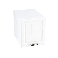 Шкаф верхний горизонтальный высокий глубокий ШВГ 419 ПРАГА (Белое дерево) 400 мм