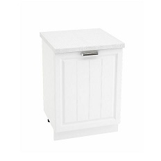 Шкаф нижний с одной створкой ШН 600м ПРАГА (Белое дерево) 600 мм