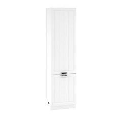 Шкаф пенал высокий ШП 600Нм ПРАГА (Белое дерево) 600 мм