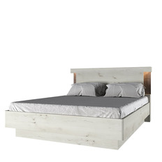 Кровать 160 P с подъемником BJORK (Ольха полярная/Оникс)