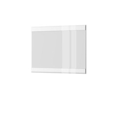 კედლის სარკე TORINO (თეთრი/მუხის ნავარა)