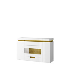 კაბინეტი 1V2D2S TORINO (თეთრი/მუხის ნავარა)