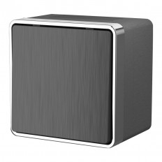 W5010204 Werkel Выключатель одноклавишный влагозащищенный Gallant (графит рифленый)