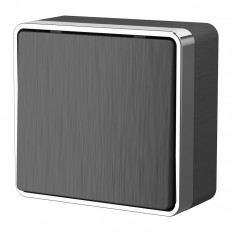 W5012004 Werkel Выключатель одноклавишный проходной Gallant (графит рифленый)