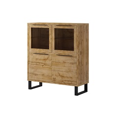 გარდერობი 4D typ 42 HALLE (Oak Wotan) 24N0HK42