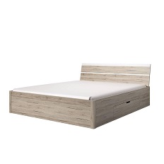 საწოლი 1600 უჯრით ტიპი 91 BETA (San Remo მუხის ღია/თეთრი)