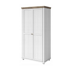 გარდერობი 2-კარიანი EVORA (Abisko Ash/Lefkas Oak მუქი) 247DJU18