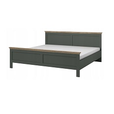 საწოლი 1400 EVORA (მწვანე/მუქი ლეფკადა მუხა) 24ZRJU30