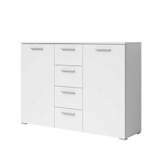 Комод 2 двери 4 ящика BETA (Белый) 22971626