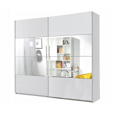 Шкаф-купе 2-дверный с зеркалом BETA (Белый) 22971656