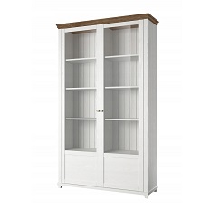 ვიტრინა 2 კარიანი EVORA (Abisko Ash/Lefkas Oak მუქი) 247DJU13