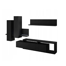 მისაღები ოთახის კედლის ერთეული BOTA (Black Matt) 24W0FG09