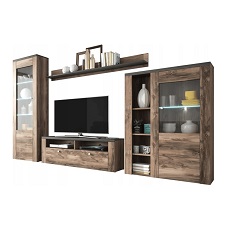 მისაღები ოთახის კომპლექტი LARONA (Satin Nussbaum/Touchwood) 24Z6DZ10