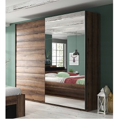 მოცურების კარადა BETA 2-კარიანი სარკეებით (Monastic Oak/Mirrors) 22ZB1676