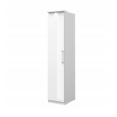 კარადა 1-კარიანი მარცხენა OPTIMA (თეთრი/თეთრი პრიალა) 2497KL17