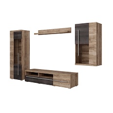 Комплект для гостиной ROGER (Сатин Нуссбаум/Тачвуд) 226ZZH10