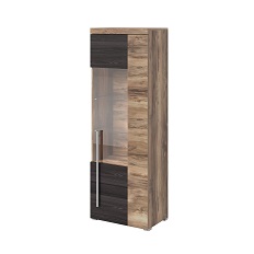 Витрина правая ROGER (Сатин Нуссбаум/Тачвуд) 226ZZH06