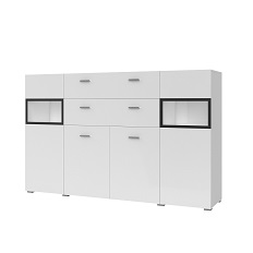 მაღალი კომოდი SARAH MIX (თეთრი) 2497DX48