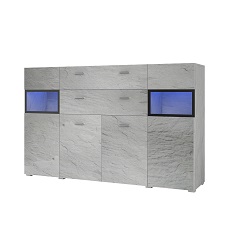 კომოდი მაღალი SARAH MIX (Buntshifer Montreal light) 24O1DX48