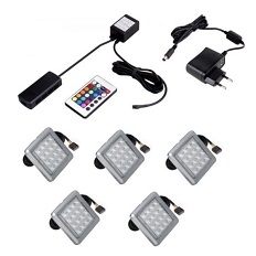 განათება 5xLED, RGB 23000005 ტელევიზორის სადგამისთვის 24O1DX40 SARAH MIX (Buntshifer Montreal light)