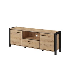 ტელევიზორის სადგამი AKTIV (მუხის კურო/შავი) 24TWLK41