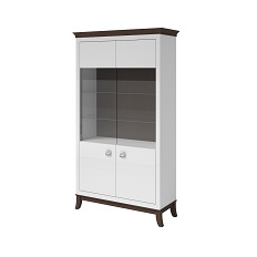 Витрина TISARO (Белый/Дуб шоколадный) 2473LJ12