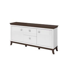 Комод TISARO (Белый/Дуб шоколадный) 2473LJ26