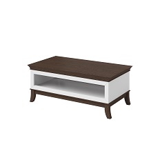 Стол журнальный TISARO (Белый/Дуб шоколадный) 2473LJ99