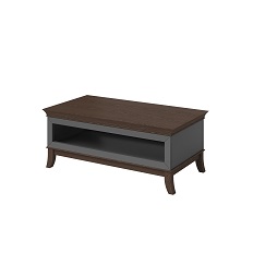 ყავის მაგიდა TISARO (ანტრაციტი/შოკოლადის მუხა) 24Z3LJ99