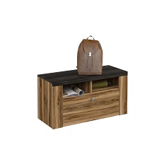 ფეხსაცმლის კარადა LARONA (Satin Nussbaum/Touchwood) 24Z6DZ38