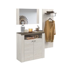 საგარდერობო კომოდით LARONA (Sibiu Larshe/Sonoma Truffle) 244BDZ15