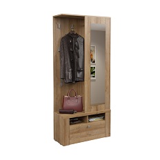 გასასვლელი კარადა LARONA (Light Riviera Oak) 24XCDZ14