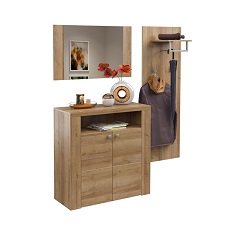 საგარდერობო კომოდით LARONA (Light Riviera Oak) 24XCDZ15