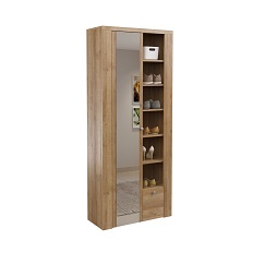 გარდერობი თაროებით LARONA (Light Riviera Oak) 24XCDZ87