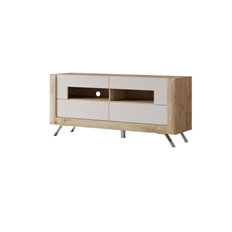 Тумба ТВ KASAI (Дуб Голд Харбор/Бежевый матовый) 24HKMI41