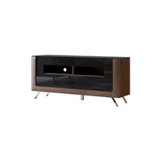 Tumba TV Kasai (Columbia Walnut/Black Gloss) 24RWMI41
